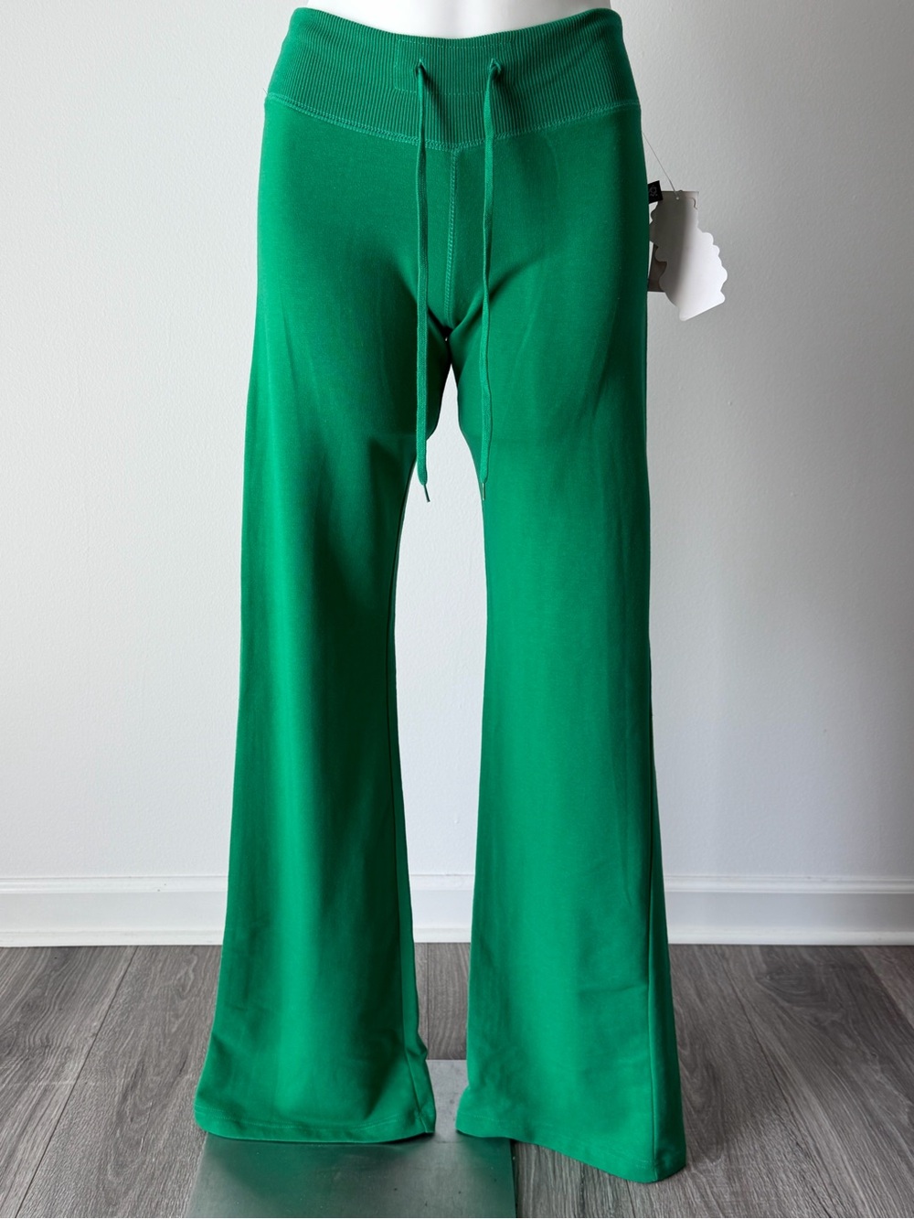 Vintage L.A. Kitty Green Wide-Leg Drawstring Pants